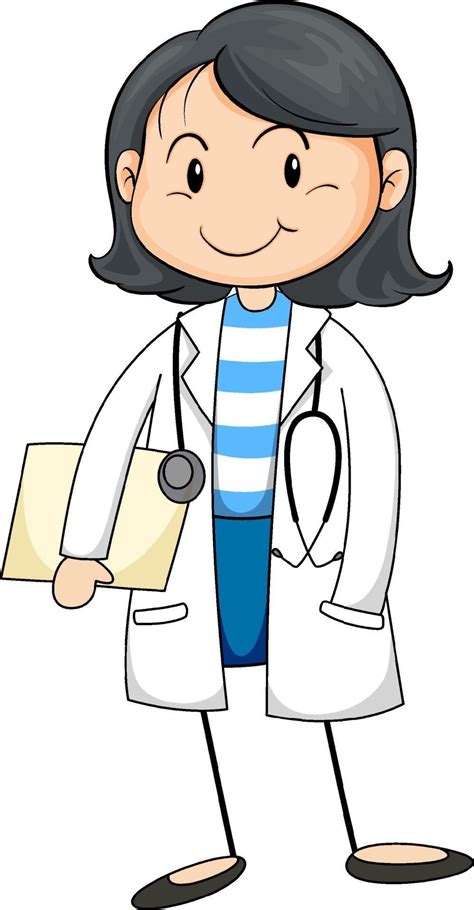 dibujo de doctor|doctora dibujo animado.